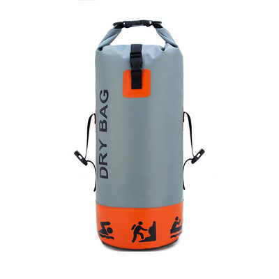 ผ้าใบกันน้ำสำหรับงานหนักกระเป๋าเป้สะพายหลัง Rucksack 25L สำหรับการเดินป่าตั้งแคมป์ขาออก