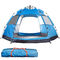 ไฟเบอร์กลาส 3-4 คน Pop Up Camping Family Tents 190T Polyester Shelters