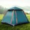 Windproof ไฟเบอร์กลาสขั้วโลกแคมป์ปิ้ง Pop Up Tent 240x240x156cm 3 4 Person One Bedroom