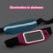 Lycra Running Belt Bag ส่องสว่างโทรศัพท์ Touch สำหรับ Athleta